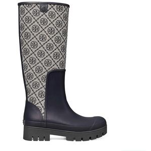 Tory Burch Monogram Tall Rain Boot
